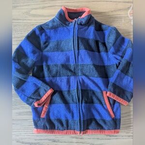 Joe Fresh Blue and Black Striped Kids Jacket